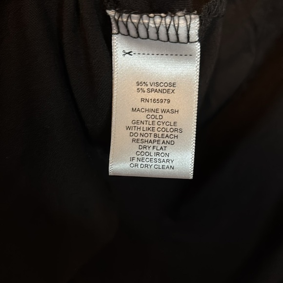 Women’s Plus Cable and Gauge Embroidered Top With Open Sleeve 3X Black - Picture 5 of 6